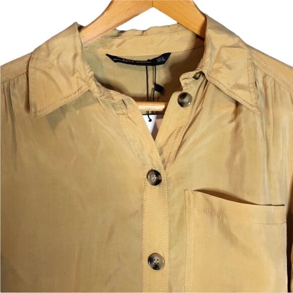 NWT! Zara women 100%  Cupro flowy top‎ - Picture 4 of 16